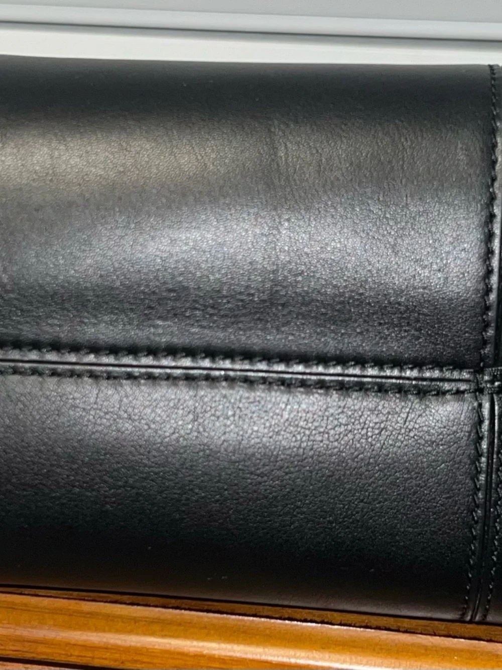 Tory Burch Black Leather Structured Briefcase